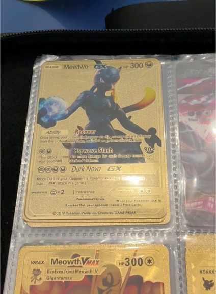 2020 Pokémon Mewtwo GX #300 — front