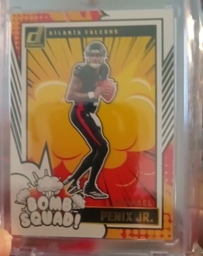 2024 Panini Donruss #1 Michael Penix Jr. Bomb Squad — front