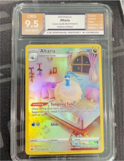 2023 Pokemon Crown Zenith #GG19 Altaria — front