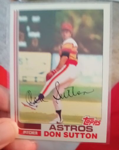 1982 Topps #305 Don Sutton Houston Astros — front