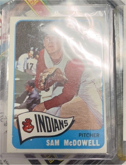 1965 Topps #76 Sam McDowell — front