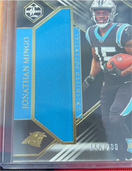 2022 Panini Limited Jonathan Mingo #158/200 — front