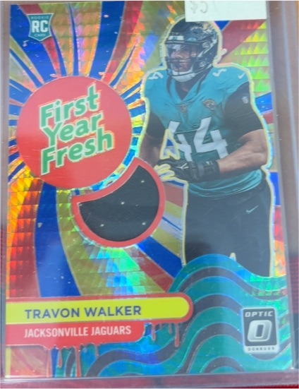 2022 Donruss Optic #FYF-TW Travon Walker First Year Fresh — front