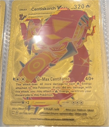 2020 Pokémon TCG Centiskorch VMAX SV109/SV122 — front