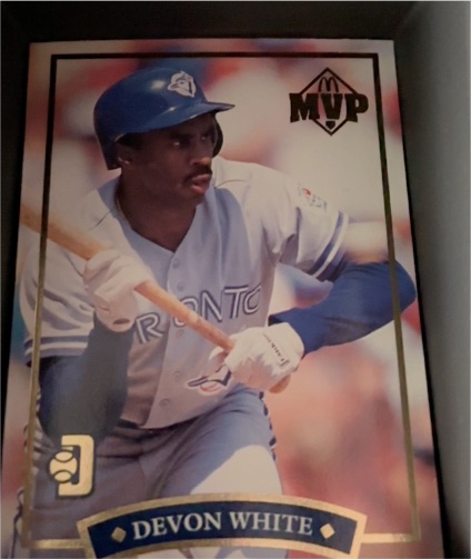1992 Donruss McDonald's MVP #6 Devon White — front