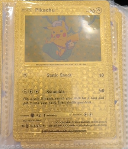 2021 Pokemon #074 Pikachu — front