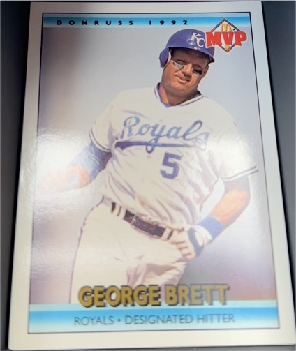 1992 Donruss MVP George Brett — front