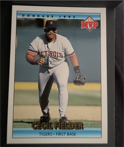 1992 Donruss #20 Cecil Fielder — front