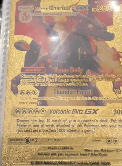 2019 Pokémon Shining Charizard GX — front