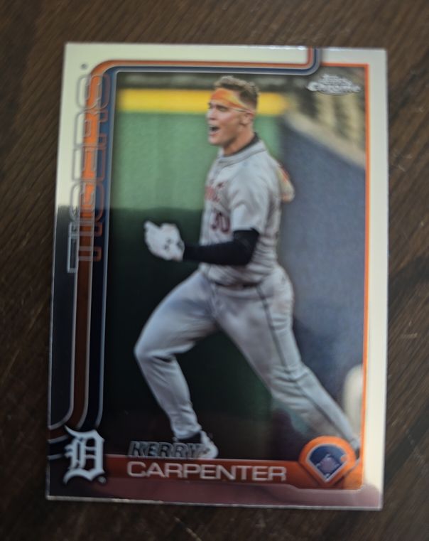 2025 Topps Chrome #299 Kerry Carpenter — front