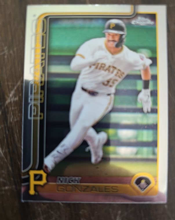 2025 Topps Chrome #222 Nick Gonzales — front