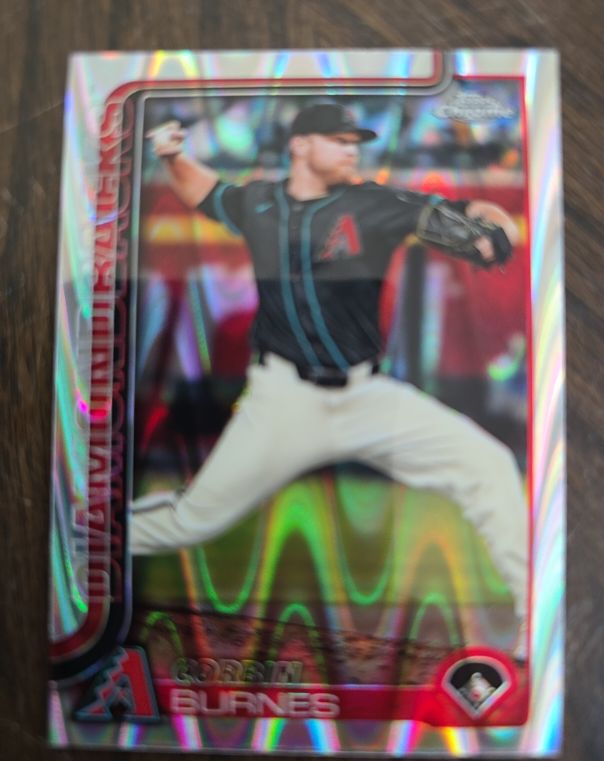 2025 Topps Chrome #17 Corbin Burnes — front