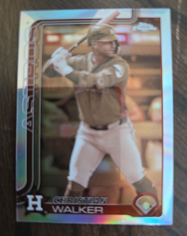 2025 Topps Chrome #H Christian Walker — front