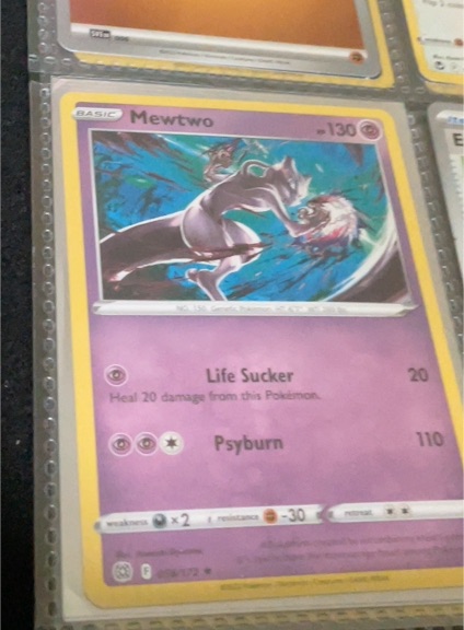 2022 Pokémon #56 Mewtwo — front