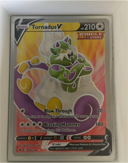 2021 Pokémon Chilling Reign #184 Tornadus V — front