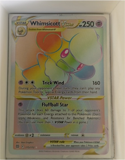 2022 Pokémon Brilliant Stars #175 Whimsicott VSTAR — front
