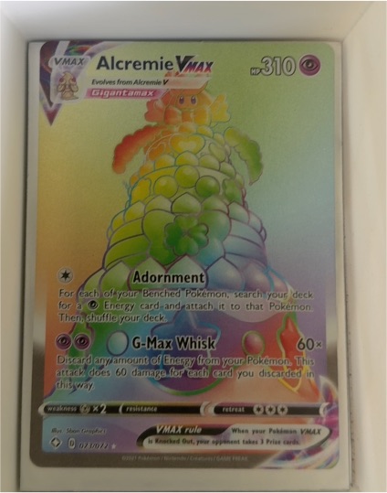 2021 Pokémon Shining Fates #073 Alcremie VMAX — front