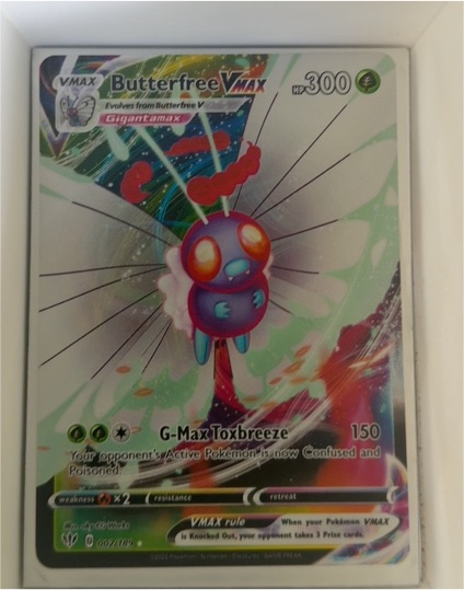2020 Pokémon Sword & Shield Darkness Ablaze #002 Butterfree VMAX — front