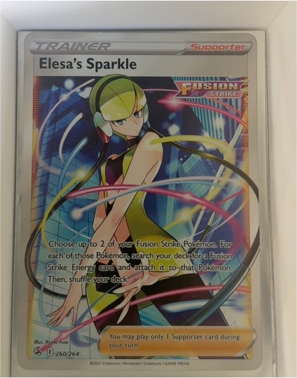 2021 Pokémon SWSH Fusion Strike #260 Elesa's Sparkle — front