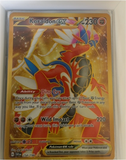 2023 Pokémon TCG Scarlet & Violet #254 Koraidon ex — front