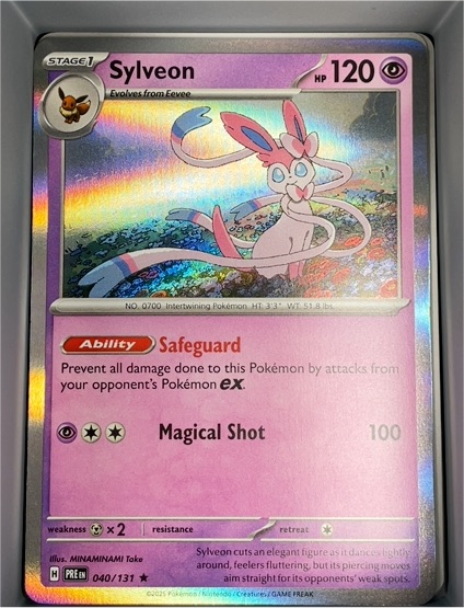2025 Pokémon Prismatic Evolutions #040 Sylveon — front