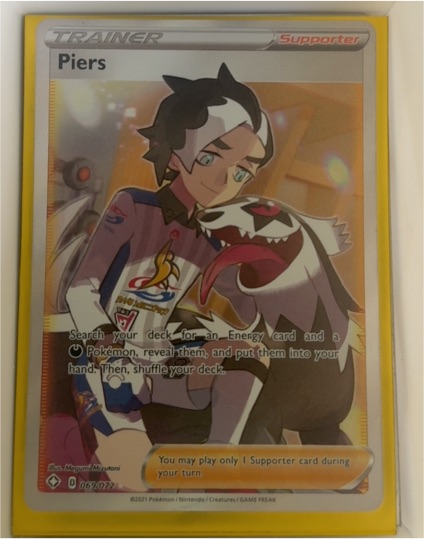 2021 Pokémon TCG Shining Fates #069 Piers — front
