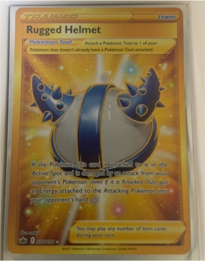 2021 Pokémon SWSH06: Chilling Reign #228 Rugged Helmet — front