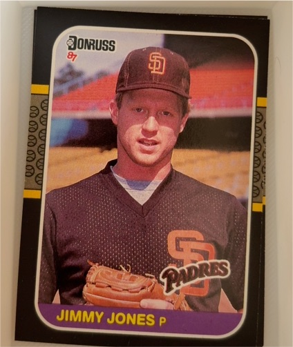 1987 Donruss #557 Jimmy Jones — front