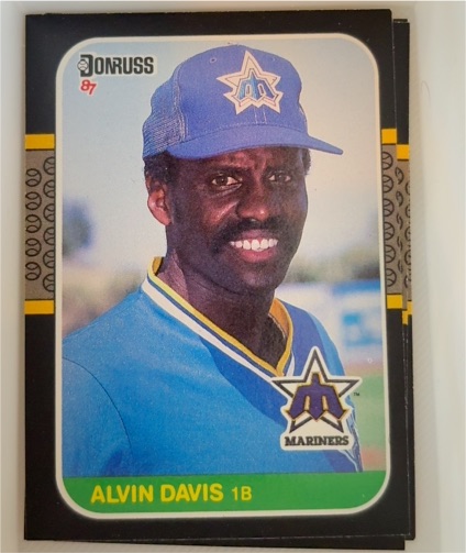 1987 Donruss #75 Alvin Davis — front