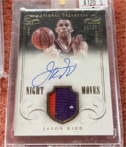 2013-14 Panini National Treasures Night Moves #NM-JK Jason Kidd — front