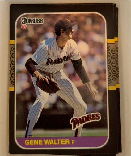1987 Donruss #511 Gene Walter — front