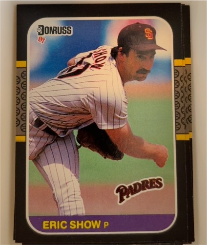 1987 Donruss #164 Eric Show — front