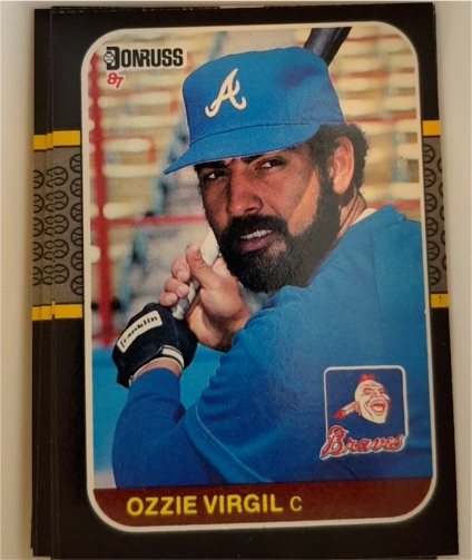 1987 Donruss #67 Ozzie Virgil Atlanta Braves — front