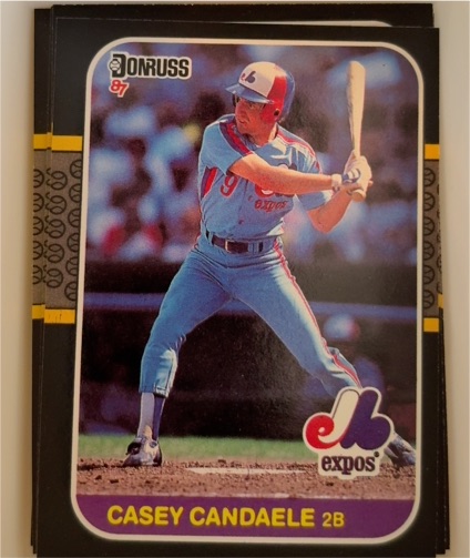1987 Donruss #549 Casey Candaele — front