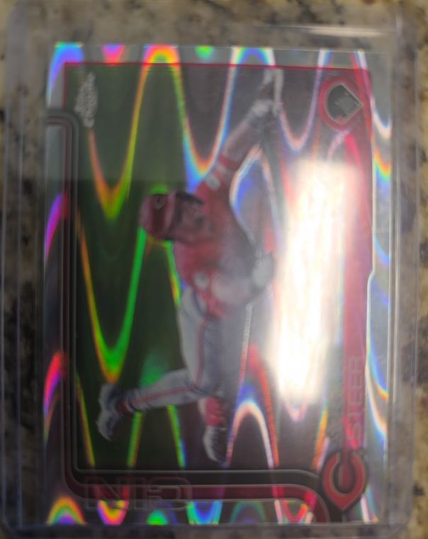 2022 Topps Chrome #C Johnny Cueto Black & White RayWave Refractor — front