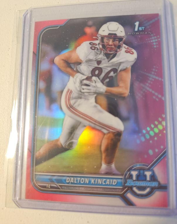 2021 Bowman University #77 Dalton Kincaid — front