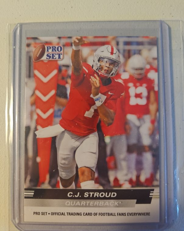 2022 Pro Set Draft #PS-02 C.J. Stroud — front