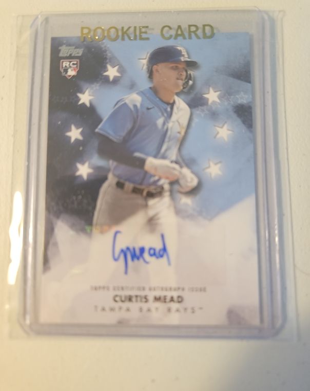 2024 Topps Series 1 Baseball Stars Autographs #BSA-CM Curtis Mead — front