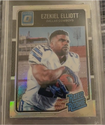 2016 Donruss Optic #168 Ezekiel Elliott — front