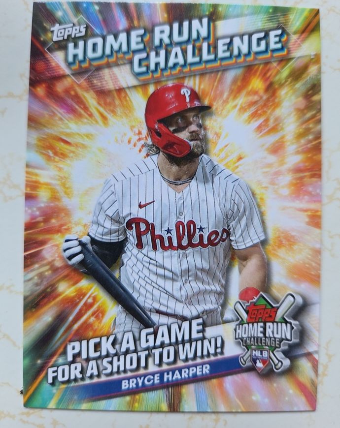 2024 Topps Home Run Challenge #HRC-18 Bryce Harper — front