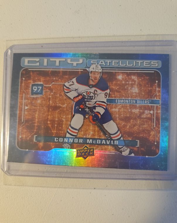 2024-25 Upper Deck Series 1 City Satellites #CS-3 Connor McDavid — front