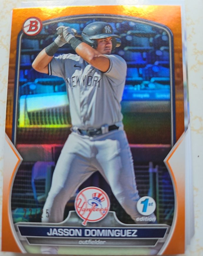 2023 Bowman 1st Edition #BP-18 Jasson Dominguez — front