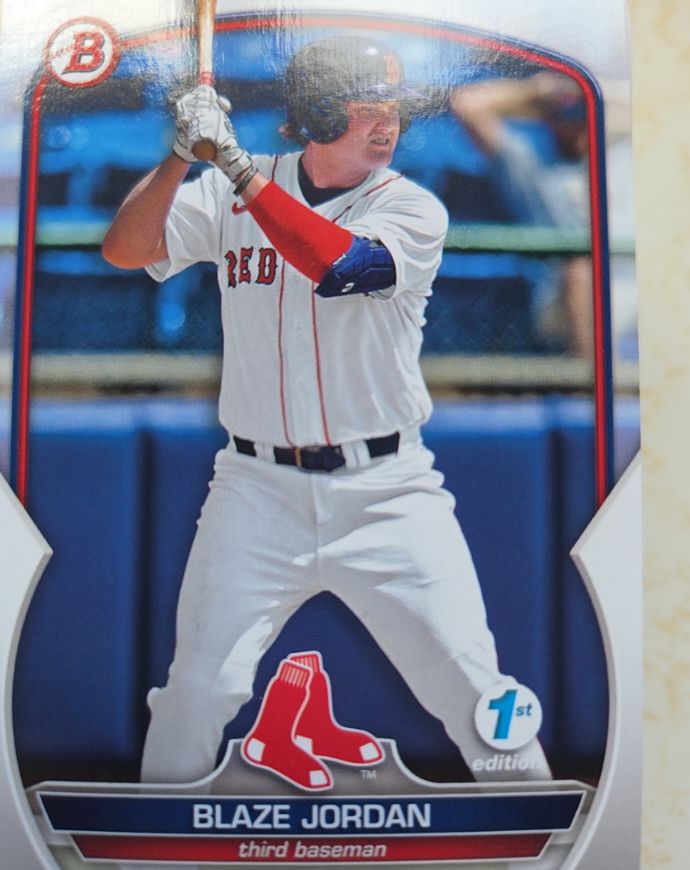 2023 Bowman 1st Edition #BPPF-101 Blaze Jordan — front