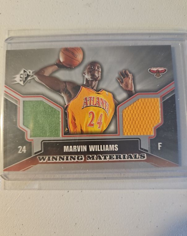 2005-06 Upper Deck SPx Winning Materials #WM-MW Marvin Williams — front