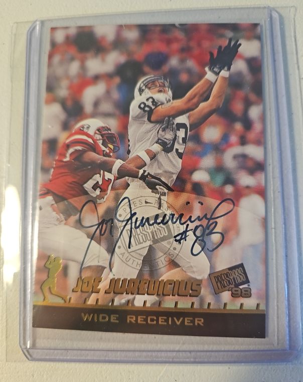 1998 Press Pass #83 Joe Jurevicius — front