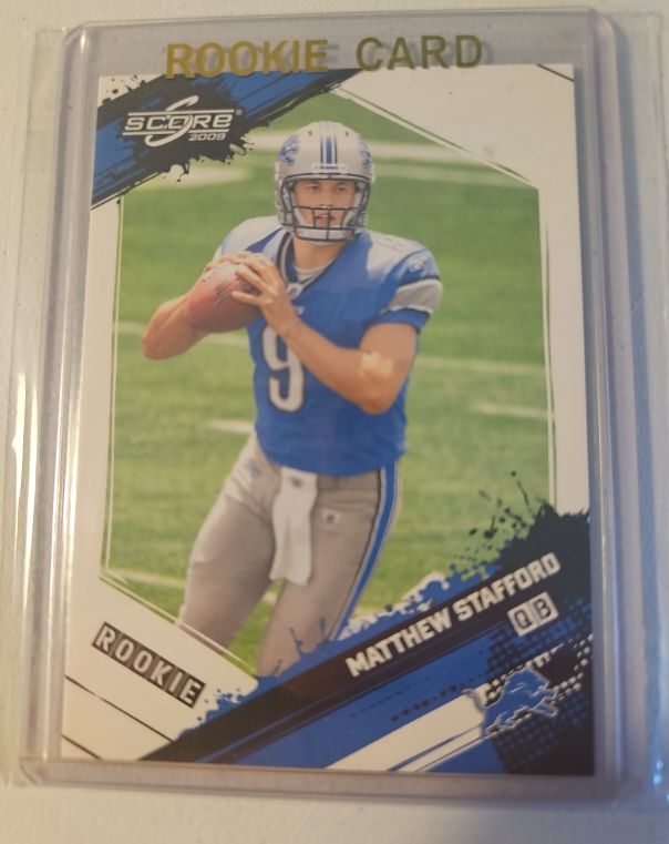 2009 Panini Score #371 Matthew Stafford Rookie Card — front