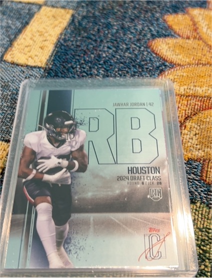 2024 Topps Signature Class #117 Jawhar Jordan — front
