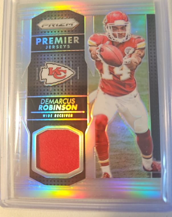 2016 Panini Prizm Premier Jerseys #PPJ-DR Demarcus Robinson — front