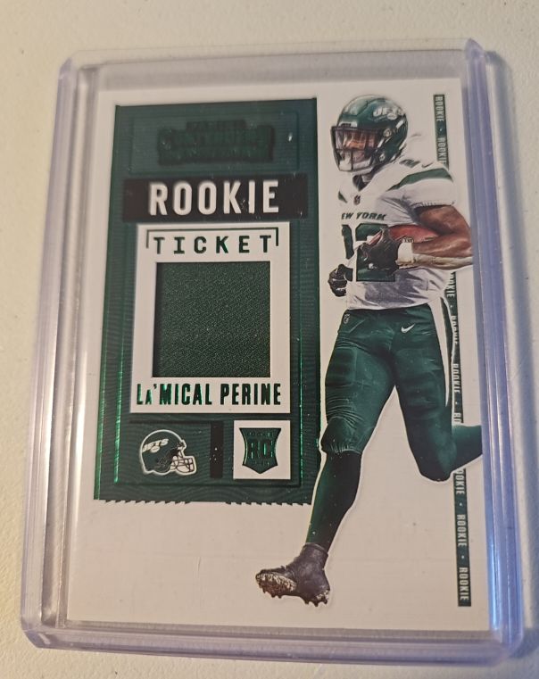 2020 Panini Contenders Rookie Ticket #RSV-LMP La'Mical Perine — front