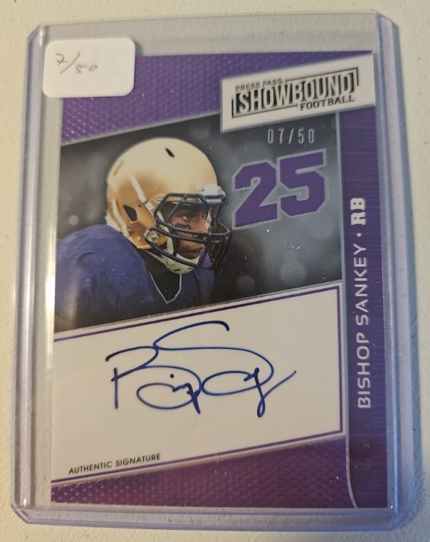 2014 Press Pass Showbound #SB-BS Bishop Sankey — front